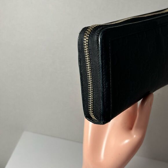 Authentic GUCCI Zippy Sima Leather Wallet - Picture 3 of 8